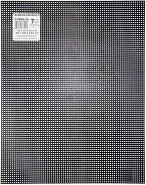 Zehrco-Giancola Plastic Canvas 7 Count 13-1/2" X 10-1/2"-Black