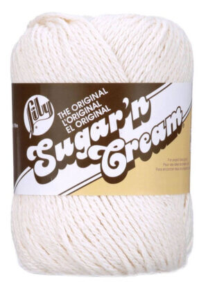 Ecru - Solids - Lily Sugar'n Cream Yarn