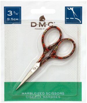 Golden Copper – DMC Marbleized Embroidery Scissors 3.75″ Golden Copper - DMC Marbleized Embroidery Scissors 3.75"
