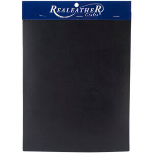 Realeather Crafts Leather Premium Trim Piece 8"X11"-Black