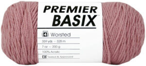 Light Mauve - Basix Worsted Premier Yarns