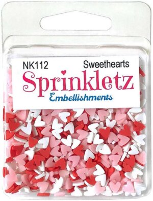 Sweethearts Sprinkletz Embellishments 12g Buttons Galore