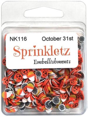 Halloween Sprinkletz Embellishments 12g Buttons Galore