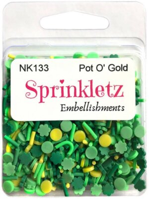 Pot O' Gold Sprinkletz Embellishments 12g Buttons Galore