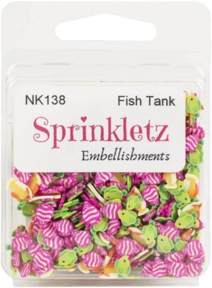 Buttons Galore Sprinkletz Embellishments 12g-Fish Tank Buttons Galore Sprinkletz Embellishments 12g-Fish Tank
