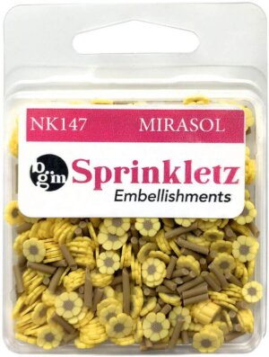 Mirasol Sprinkletz Embellishments 12g Buttons Galore