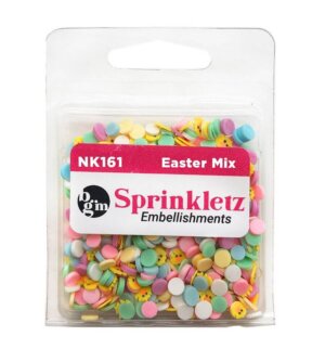 Easter Mix Sprinkletz Embellishments 12g Buttons Galore