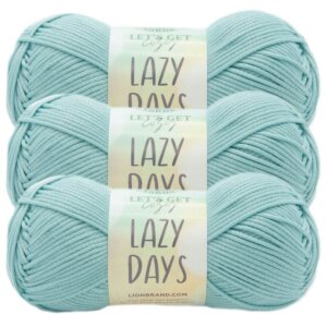 Surf Spray - Lazy Days Lion Brand Let's Get Cozy Yarn