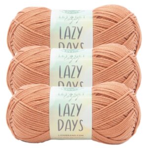 Clay - Lazy Days Lion Brand Let's Get Cozy Yarn