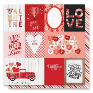 Cupid's Sweetheart Cafe Double-Sided Cardstock 12"X12"-Cupid's Cards