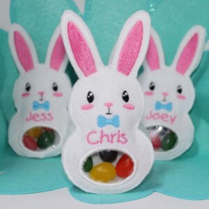 Bunny Treat Bag Custom Name