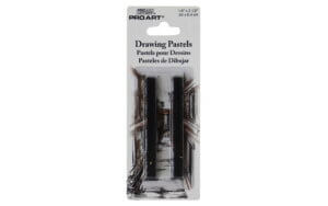 Pro Art Drawing Pastels 2B Black 2pc