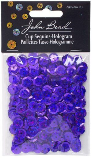 Round Sequins 8mm 850/Pkg-Purple