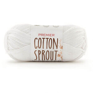 White - Cotton Sprout Worsted Solid Premier Yarns