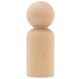 2-3/8″ Dad Wood Peg People Piece 2-3/8" Dad Wood Peg People Piece