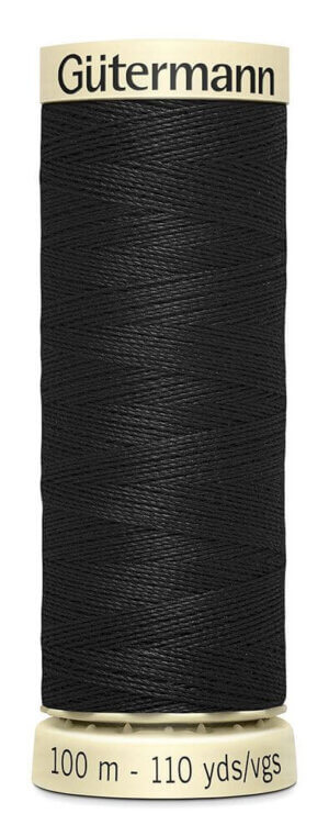Black - Gutermann Sew-All Thread 110yd