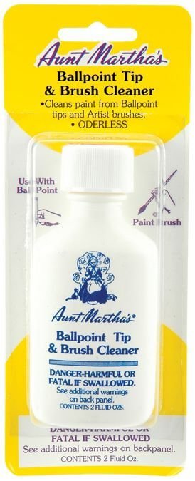 Aunt Martha's Tip & Brush Cleaner 2oz- Aunt Martha's Tip & Brush Cleaner 2oz-