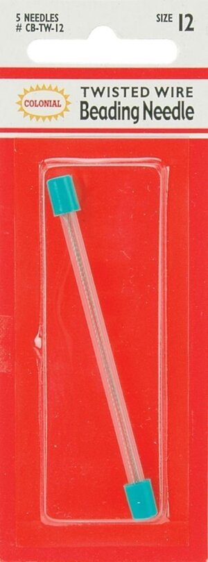 Colonial Needle Twisted Wire Beading Needles-Size 12 5/Pkg