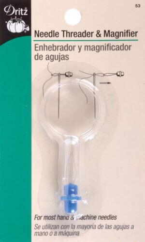 Dritz Needle Threader & Magnifier-3″ W/1″ Lens Dritz Needle Threader & Magnifier-3" W/1" Lens