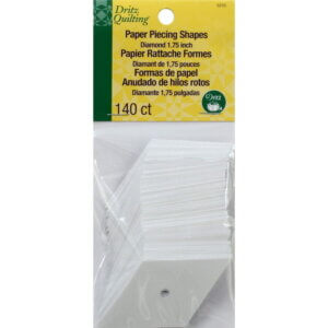 Dritz Quilting Paper Piecing 60 Degree Diamond 140/Pkg-1.75"