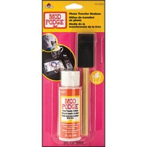 Mod Podge Medium W/Foam Brush-2oz Photo Transfer