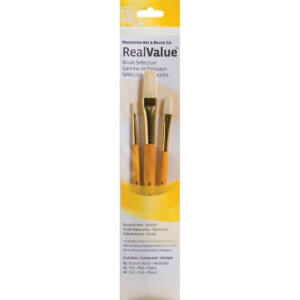 Princeton Natural Bristle Real Value Brush Set-3/Pkg