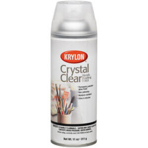 Krylon Crystal Clear Acrylic Coating Aerosol Spray 11oz-