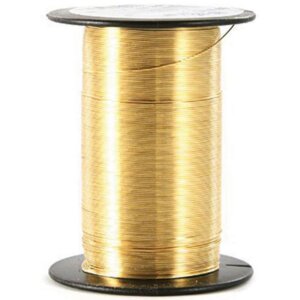 Craft Wire 28 Gauge 35yd-Gold Craft Wire 28 Gauge 35yd-Gold