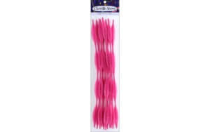 PA Ess Bump Chenille Stem 12" 12pc Pink