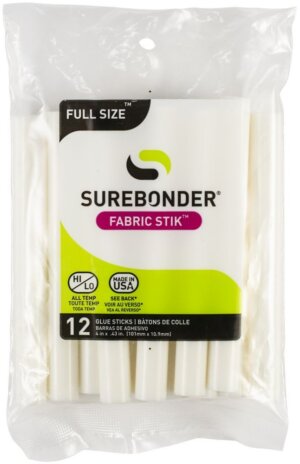 All-Temp Fabric Stik Glue Stick -7/16"X4" 12/Pkg