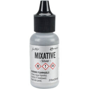 Silver Metallic Mixative - Alcohol Ink Tim Holtz