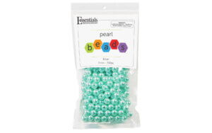 EBL Pearls Plastic 8mm Blue 200pc