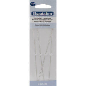 Collapsible Eye Needles 5" 4/Pkg -Medium