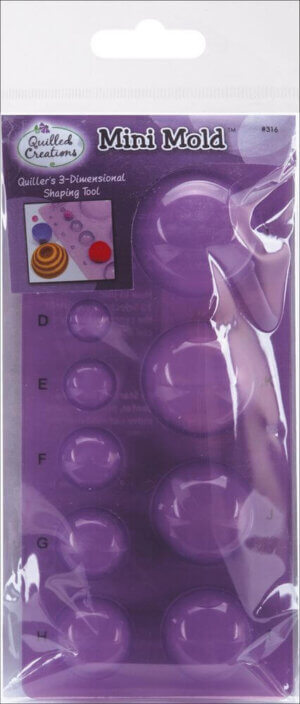 Quilled Creations Quilling Mini Mold-3D Domes