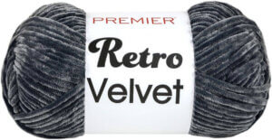 Steel - Premier Retro Velvet Yarn