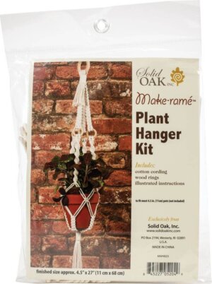 Macrame Plant Hanger Kit-4 Rings