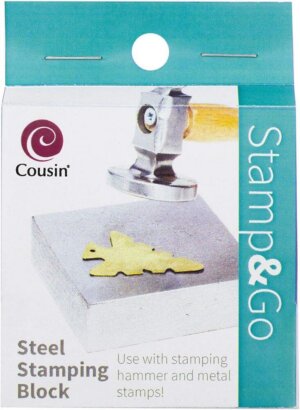 Stamp & Go Steel Stamping Block-Silver