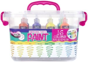Tulip Dimensional Fabric Paint Kit .75oz 16/Pkg-Rainbow