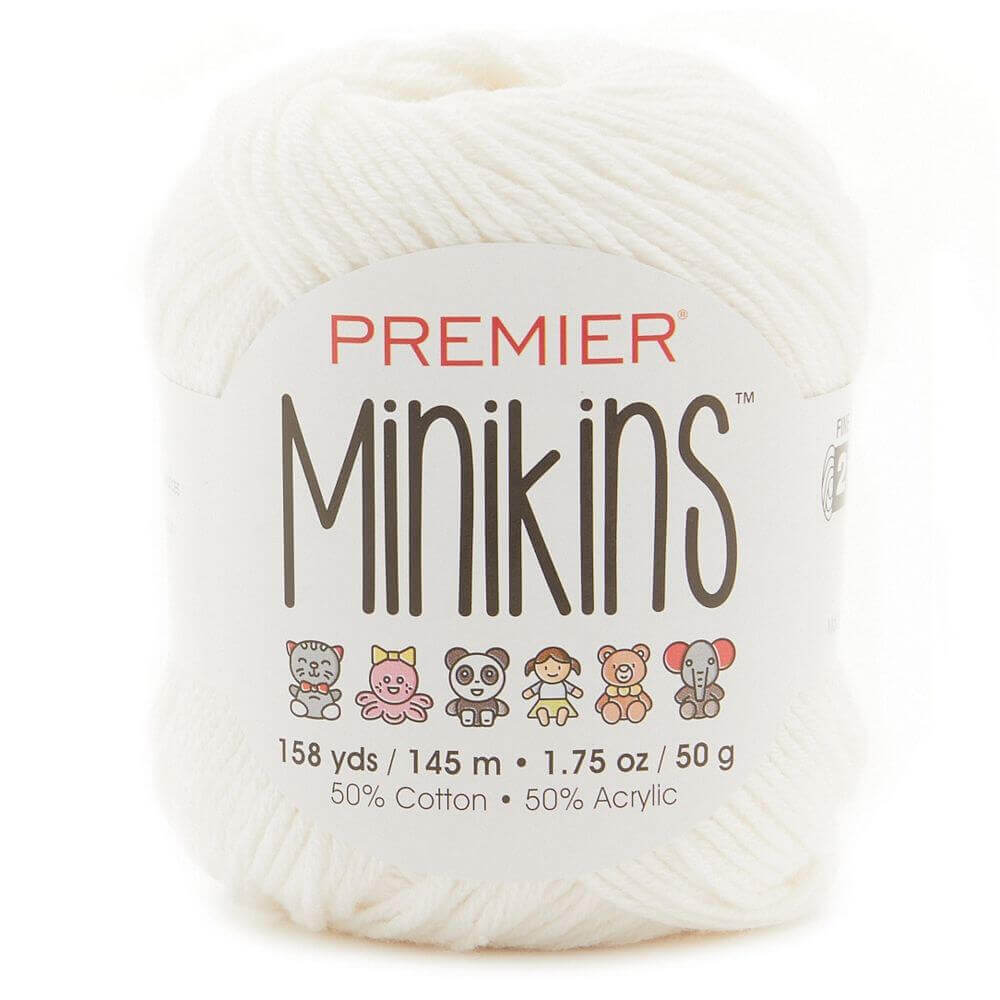 White – Premier Minikins Yarn White - Premier Minikins Yarn