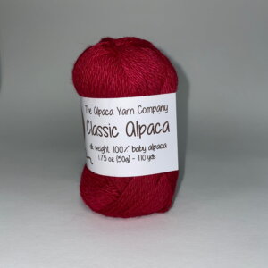 Patriot Red 100% Alpaca Classic #2055 Yarn