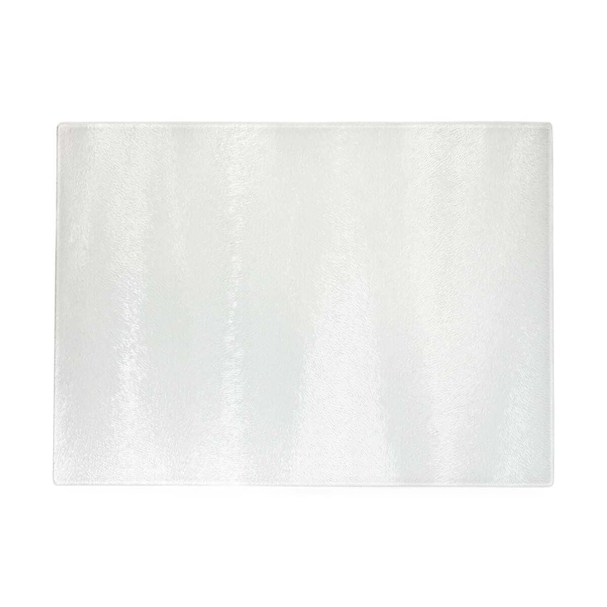 8×11 Coarse/White Glass Cutting Board Sublimation Blank 8x11 Coarse/White Glass Cutting Board Sublimation Blank