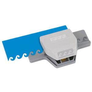 Edge Punch-Tidal Waves, 2″X1″ Edge Punch-Tidal Waves, 2"X1"