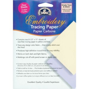 DMC Embroidery Tracing Paper 8.5"X11" 4/Pkg-