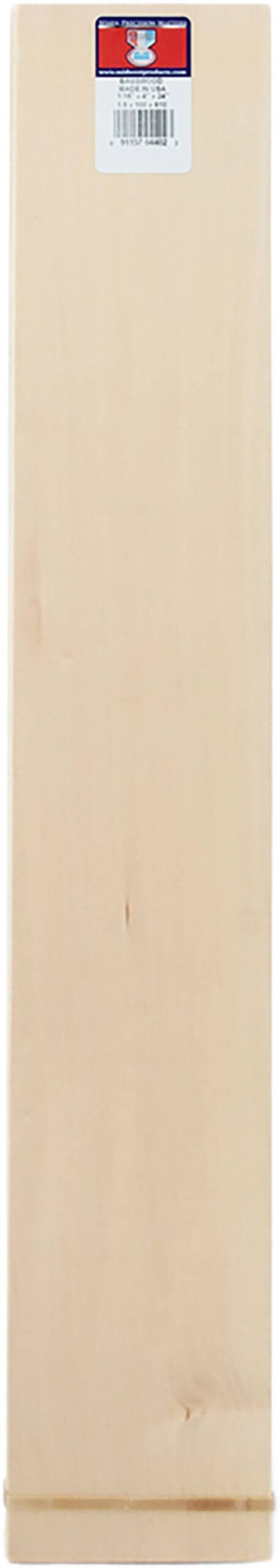 Basswood Sheet 24″-1/16″X4″ Basswood Sheet 24"-1/16"X4"