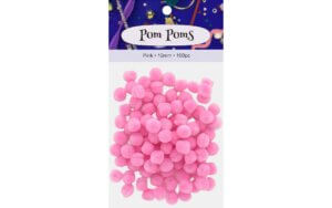 PA Ess Pom Pom 10mm Pkg 100pc Pink PA Ess Pom Pom 10mm Pkg 100pc Pink
