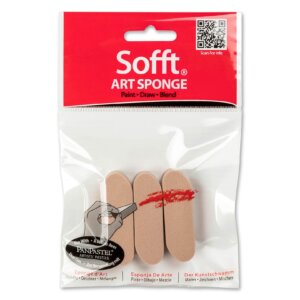 PanPastel Sofft Art Sponges 3/Pkg-Rounded Bar