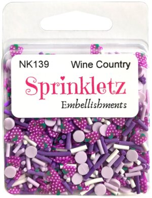 Buttons Galore Sprinkletz Embellishments 12g-Wine Country