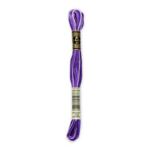 DMC 52 Varieg. Violet 6-Str 8.7yd Cotton