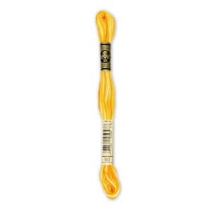 DMC 90 Varieg. Yellow 6-Str 8.7yd Cotton DMC 90 Varieg. Yellow 6-Str 8.7yd Cotton