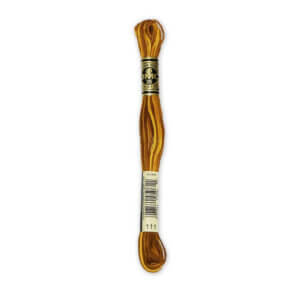 DMC 111 Variegated Mustard 6-Str 8.7yd Cotton